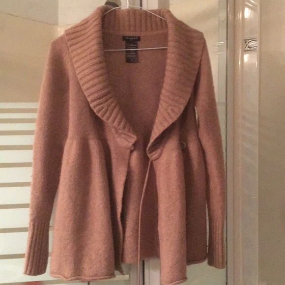 Talula Shawl Collar Wrap Sweater Cashmere Blend. - Picture 1 of 3